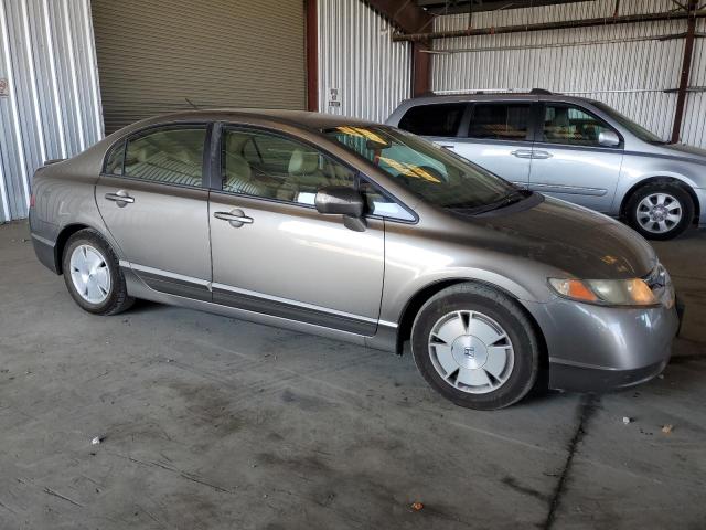 JHMFA36288S021355 - 2008 HONDA CIVIC HYBRID GRAY photo 4