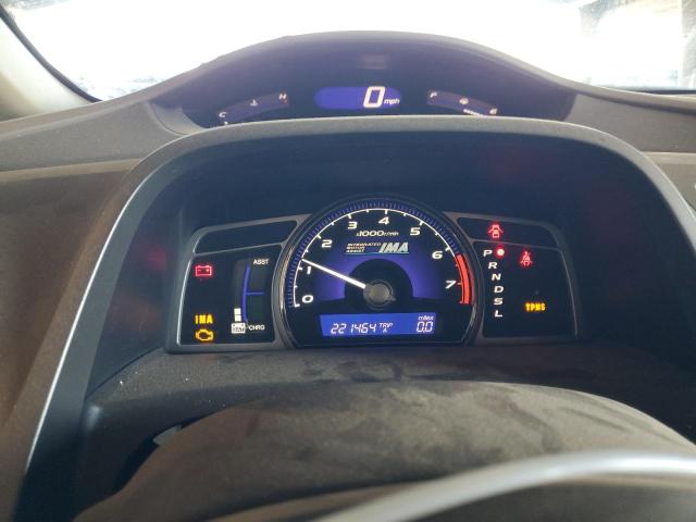 JHMFA36288S021355 - 2008 HONDA CIVIC HYBRID GRAY photo 9