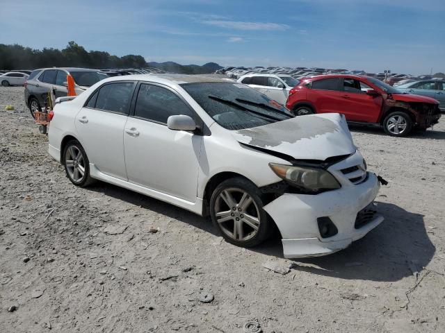 5YFBU4EE7DP087299 - 2013 TOYOTA COROLLA BASE أبيض صورة 4