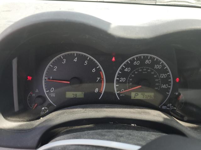 2T1BU4EE3BC703075 - 2011 TOYOTA COROLLA BASE Արծաթագույն լուսանկար 9