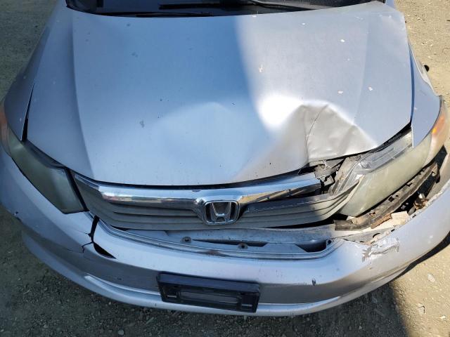 19XFB2F59CE329276 - 2012 HONDA CIVIC LX ვერცხლისფერი ფოტო 11