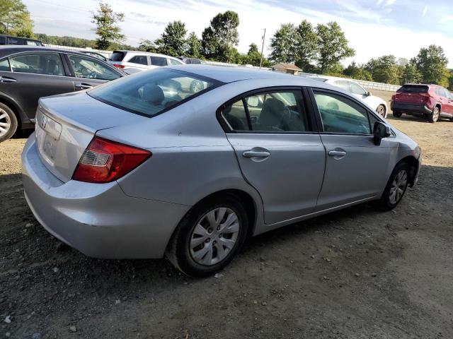 19XFB2F59CE329276 - 2012 HONDA CIVIC LX ვერცხლისფერი ფოტო 3