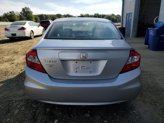 19XFB2F59CE329276 - 2012 HONDA CIVIC LX ვერცხლისფერი ფოტო 6