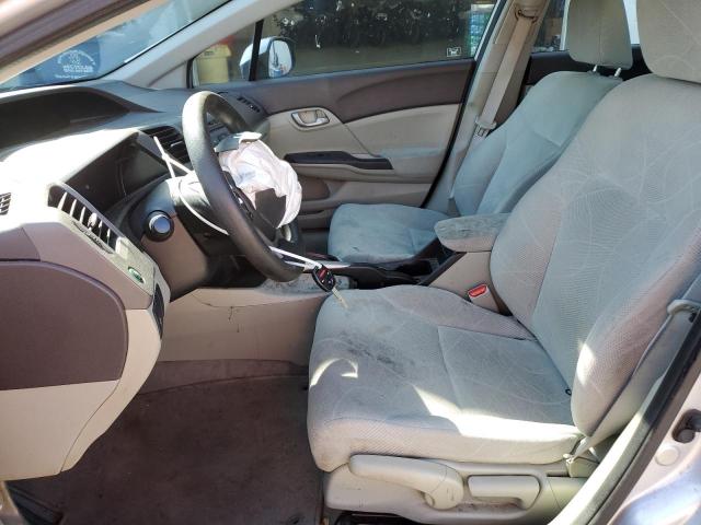 19XFB2F59CE329276 - 2012 HONDA CIVIC LX ვერცხლისფერი ფოტო 7
