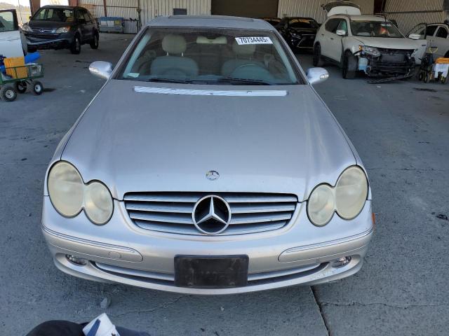 WDBTJ65J45F145172 - 2005 MERCEDES-BENZ CLK 320C SILVER photo 5