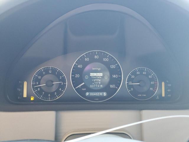 WDBTJ65J45F145172 - 2005 MERCEDES-BENZ CLK 320C SILVER photo 9