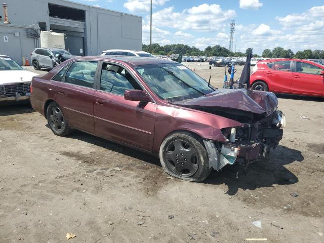 4T1BF28BX3U276851 - 2003 TOYOTA AVALON XL MAROON photo 4