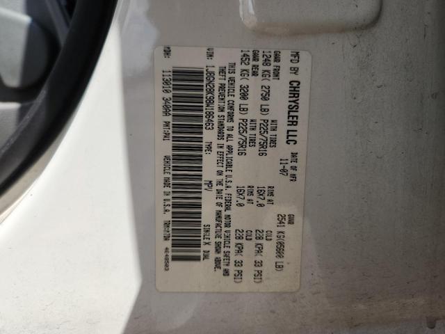 1J8GN28K98W186463 - 2008 JEEP LIBERTY SPORT WHITE photo 13