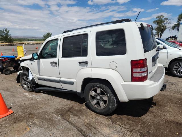 1J8GN28K98W186463 - 2008 JEEP LIBERTY SPORT WHITE photo 2
