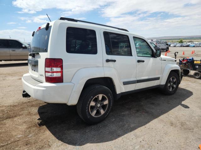 1J8GN28K98W186463 - 2008 JEEP LIBERTY SPORT WHITE photo 3