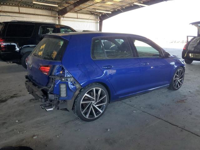 WVWVA7AU8KW190319 - 2019 VOLKSWAGEN GOLF R BLUE photo 3