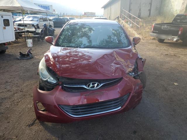 5NPDH4AE5DH416257 - 2013 HYUNDAI ELANTRA GLS MAROON photo 5