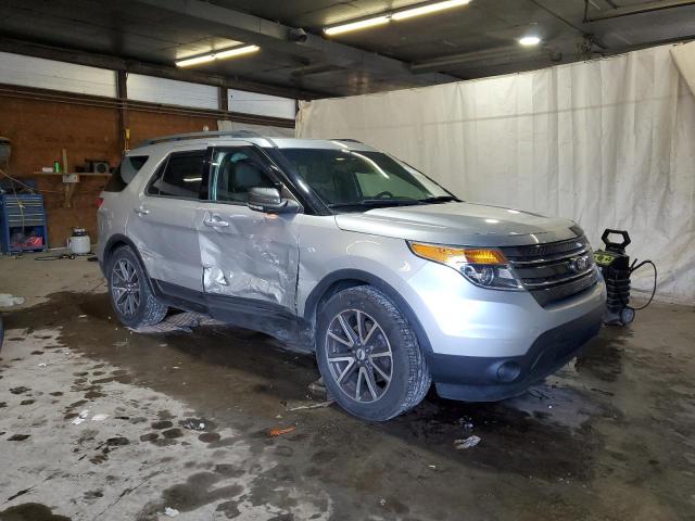 1FM5K8D86FGB00744 - 2015 FORD EXPLORER XLT SILVER photo 4