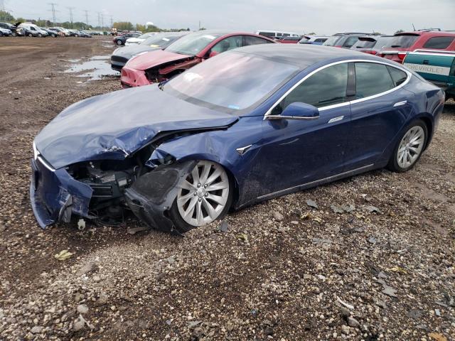 5YJSA1E2XJF261211 - 2018 TESLA MODEL S Կապույտ լուսանկար 1