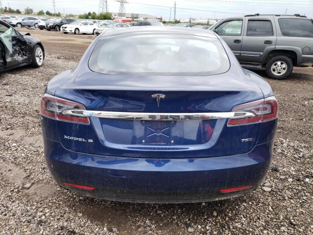 5YJSA1E2XJF261211 - 2018 TESLA MODEL S Կապույտ լուսանկար 6