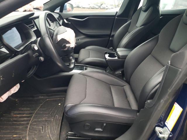 5YJSA1E2XJF261211 - 2018 TESLA MODEL S Կապույտ լուսանկար 7