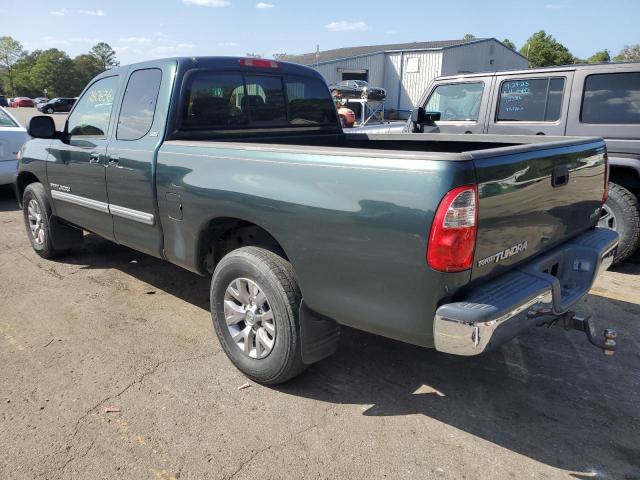 5TBRT341X5S468902 - 2005 TOYOTA TUNDRA ACCESS CAB SR5 GREEN photo 2