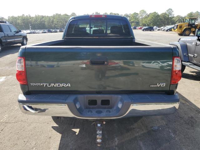 5TBRT341X5S468902 - 2005 TOYOTA TUNDRA ACCESS CAB SR5 GREEN photo 6