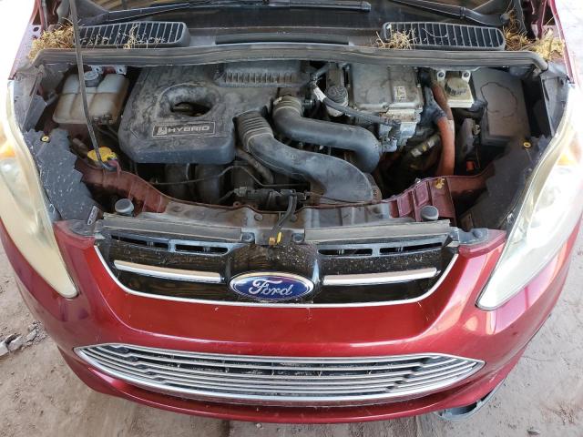 1FADP5BU0DL525371 - 2013 FORD C-MAX SEL RED photo 11