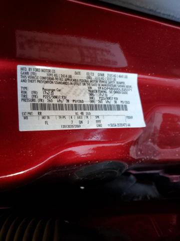 1FADP5BU0DL525371 - 2013 FORD C-MAX SEL RED photo 12