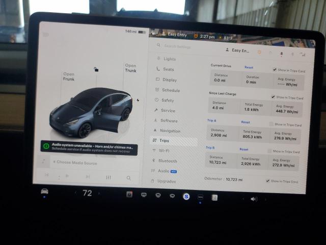 7SAYGDED5RF019243 - 2024 TESLA MODEL Y GRAY photo 9