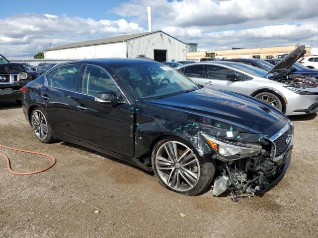 JN1BV7AR0FM414545 - 2015 INFINITI Q50 BASE BLACK photo 4