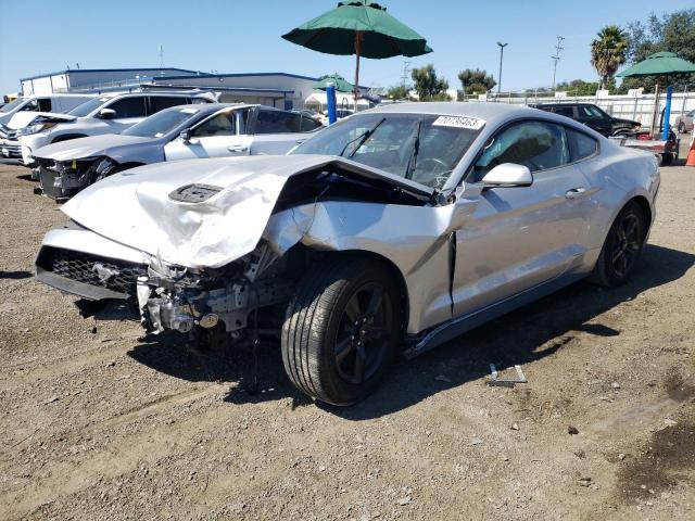 1FA6P8TH7K5181471 - 2019 FORD MUSTANG SILVER photo 1