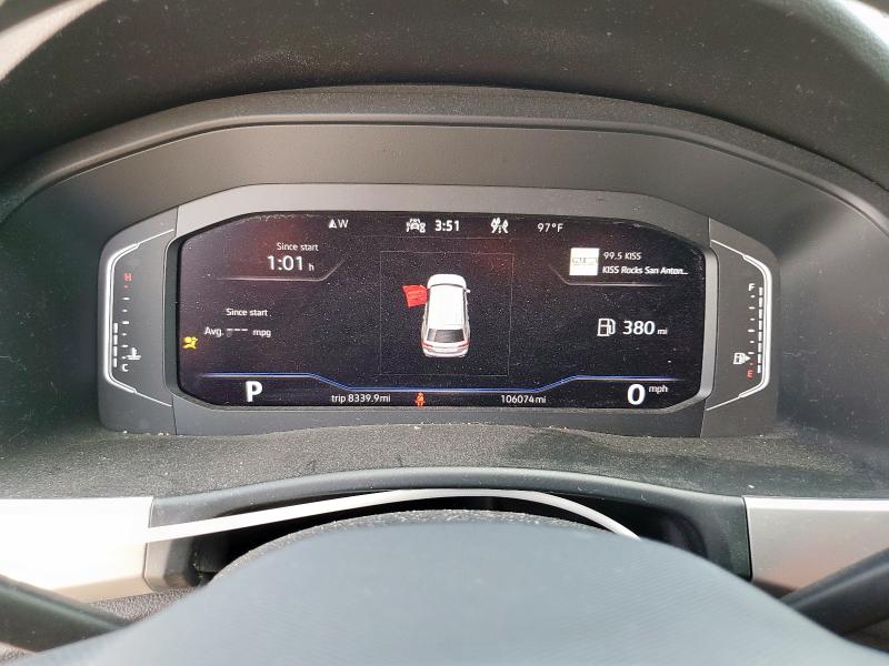 1V2BR2CA4NC553107 - 2022 VOLKSWAGEN ATLAS SEL 黑色 照片 9