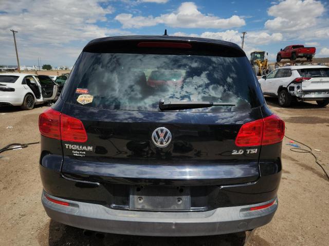 WVGAV7AX8CW586065 - 2012 VOLKSWAGEN TIGUAN S BLACK photo 6
