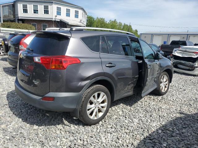 2T3DFREV2EW131751 - 2014 TOYOTA RAV4 LIMITED GRAY photo 3