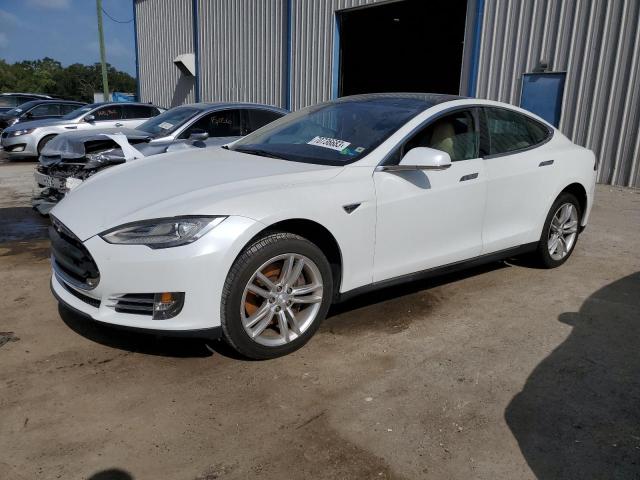5YJSA1DN7CFS00221 - 2012 TESLA MODEL S Սպիտակ լուսանկար 1