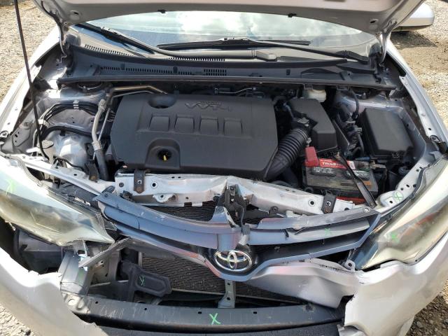 2T1BURHEXGC653274 - 2016 TOYOTA COROLLA L SILVER photo 11