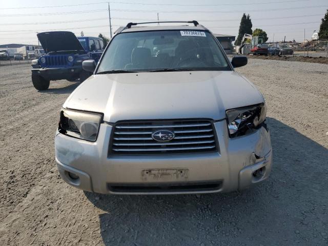 JF1SG63666H754950 - 2006 SUBARU FORESTER 2.5X SILVER photo 5