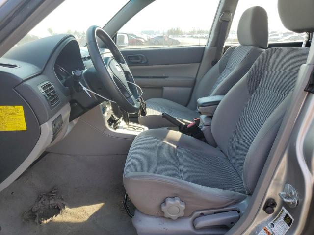 JF1SG63666H754950 - 2006 SUBARU FORESTER 2.5X SILVER photo 7
