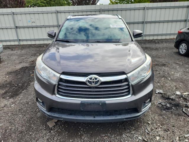 5TDJKRFH3FS216043 - 2015 TOYOTA HIGHLANDER XLE GRAY photo 5