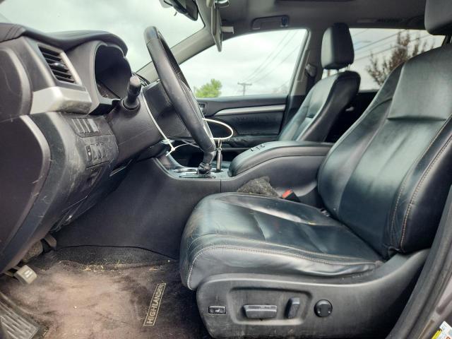 5TDJKRFH3FS216043 - 2015 TOYOTA HIGHLANDER XLE GRAY photo 7