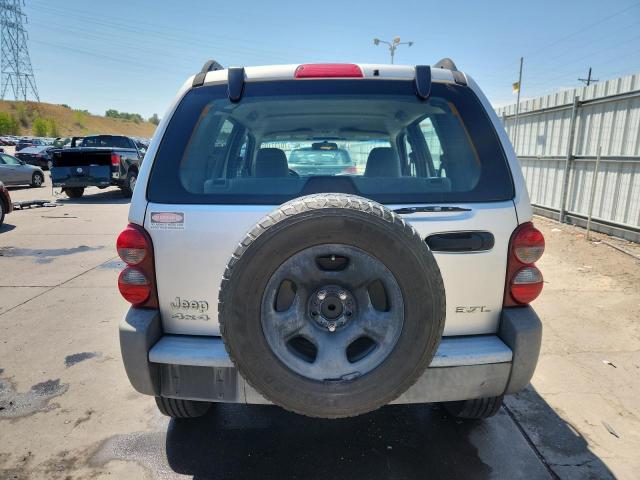 1J4GL48KX6W182180 - 2006 JEEP LIBERTY SPORT فضي صورة 6