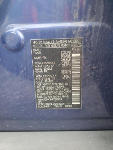 KNMAT2MV2HP508924 - 2017 NISSAN ROGUE S 蓝色 照片 14