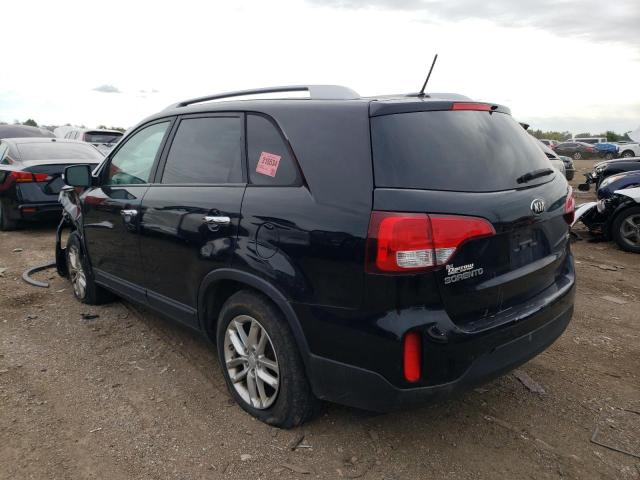 5XYKT3A61FG647160 - 2015 KIA SORENTO LX BLACK photo 2