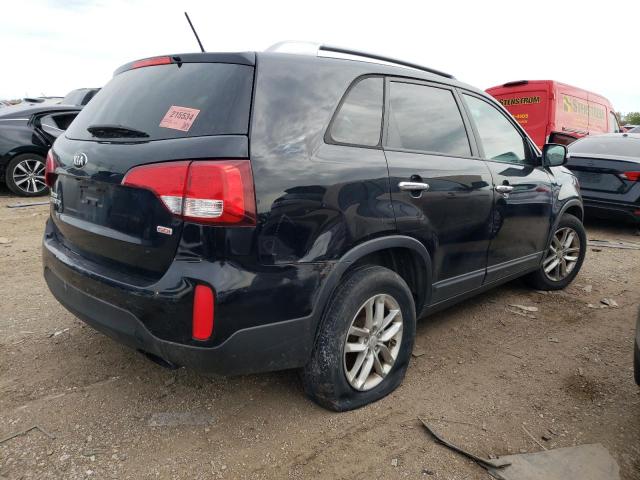 5XYKT3A61FG647160 - 2015 KIA SORENTO LX BLACK photo 3