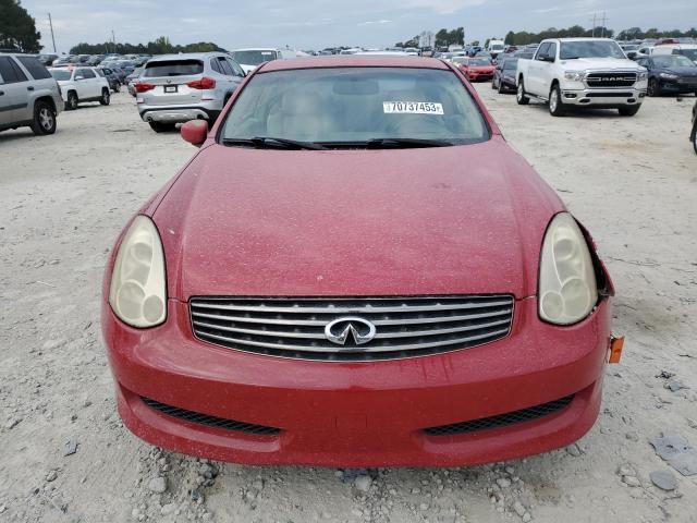 JNKCV54E57M907085 - 2007 INFINITI G35 RED photo 5