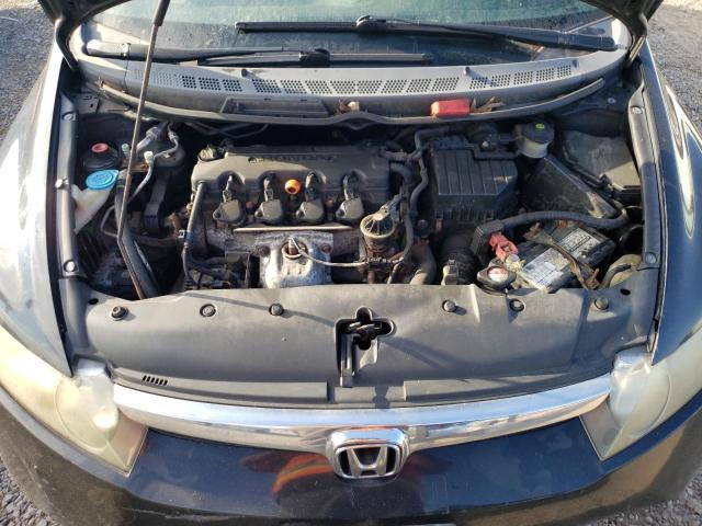 2HGFA16598H315744 - 2008 HONDA CIVIC LX BLACK photo 11