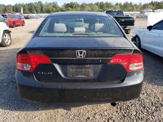 2HGFA16598H315744 - 2008 HONDA CIVIC LX BLACK photo 6