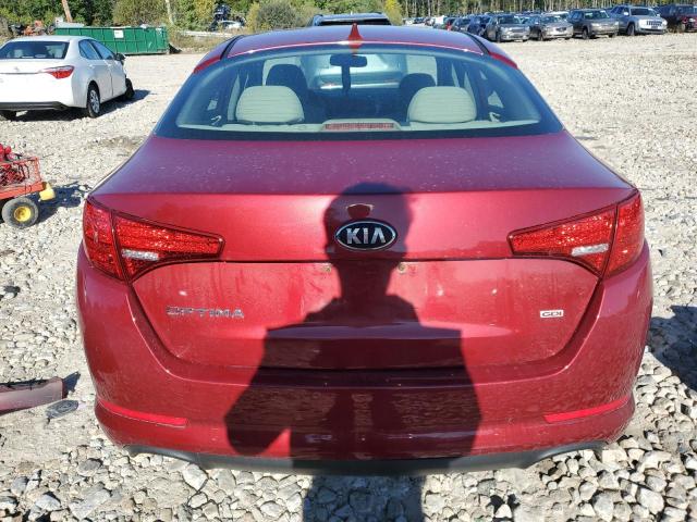 5XXGM4A7XDG159991 - 2013 KIA OPTIMA LX RED photo 6