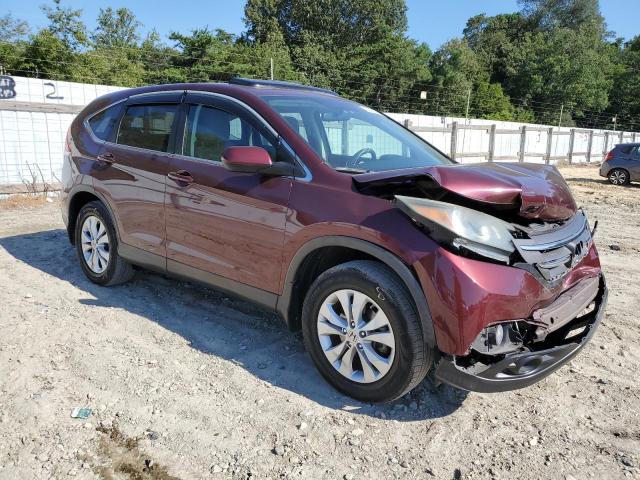 5J6RM4H54DL014839 - 2013 HONDA CR-V EX BURGUNDY photo 4