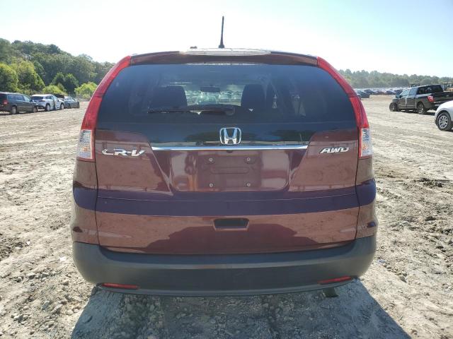 5J6RM4H54DL014839 - 2013 HONDA CR-V EX BURGUNDY photo 6