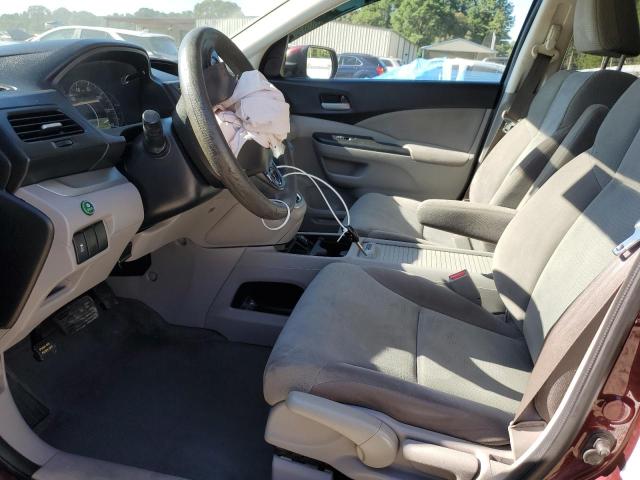 5J6RM4H54DL014839 - 2013 HONDA CR-V EX BURGUNDY photo 7