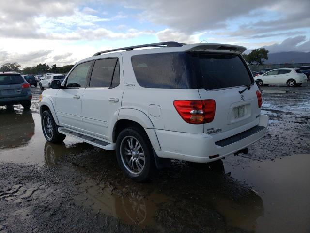 5TDZT38A04S232520 - 2004 TOYOTA SEQUOIA LIMITED WHITE photo 2