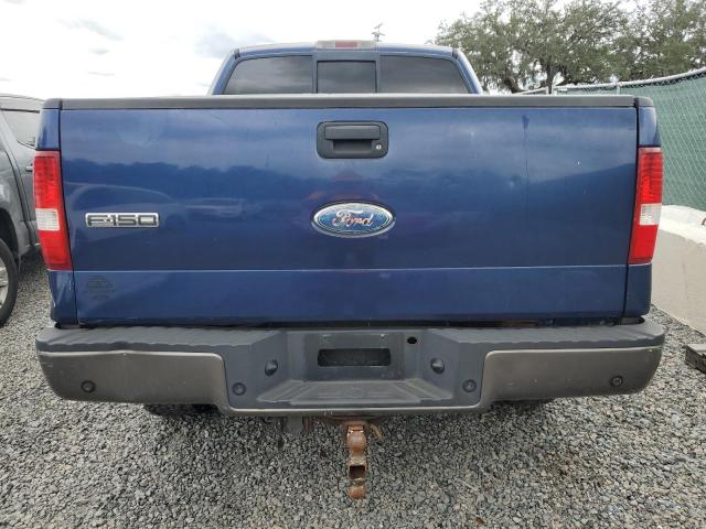 1FTPW14577FB27053 - 2007 FORD F-150 SUPERCREW BLUE photo 6