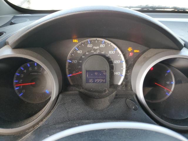 JHMGE8H64BC013132 - 2011 HONDA FIT SPORT BLACK photo 9